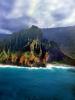 Na Pali Coast, Coastline, Ocean, Mountains, Kauai, NPHV03P01_11