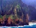 Na Pali Coast, Coastline, Ocean, Mountains, Kauai, NPHV03P01_13