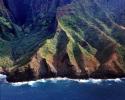 Na Pali Coast, Coastline, Ocean, Mountains, Kauai, NPHV03P01_14