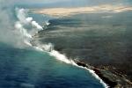 lava flows into the ocean, the Big Island, NPHV03P04_17