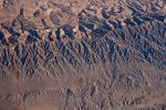 Temblor Range, mountains, summertime, Fractal Patterns, NPND01_229