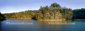 Alpine Lake Reservoir Panorama, Marin County, water, NPND02_004