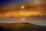 Sun, Sunset, Fog, Bodega Bay, Sonoma County, Coast, Coastline, NPND03_063