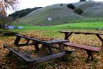 Picnic Bench, Sonoma County, Hills, Hillside