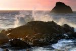 Pacific Ocean, Wave, Rocks, splash, Sonoma County Coast, NPND04_099