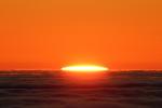Sun Sliver, Sunset, dusk, fog, NPND04_260