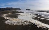 Foam from the Pacific Ocean, Russian River mouth, Sonoma County