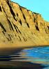 cliffs, Drakes Bay, beach, sand, wet sand, texture, reflection, NPND05_116