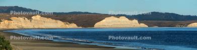 Drakes Bay, cliffs, beach, sand