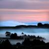 Coastal Fog, sunset, clouds, NPND05_201
