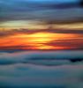 Coastal Fog, sunset, clouds, NPND05_216