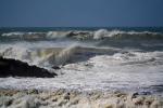 Stormy Ocean, windy, whitecaps, Bean Hollow State Beach