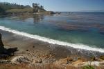 Point Lobos Beach, Kelp, Ocean, Shoreline Cliffs, Coastline, Pacific Ocean, NPND06_148