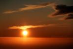Sunset Into the Pacific Ocean, clouds, fog, NPND06_171