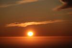 Sunset Into the Pacific Ocean, clouds, NPND06_174
