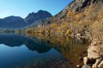 Grant Lake, Reflections, Mountains, Trees, Autumn, June Lake Loop, NPND06_205