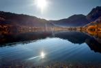 Grant Lake, Reflections, Mountains, Trees, Autumn, June Lake Loop, NPND06_211