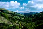 Lucas Valley, Marin County, Hills, trees, clouds