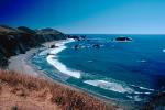 Goat-Rock, Arch, Pacific Ocean, Foam, Horizon, beach, sand, cliffs, coastal, NPNV04P11_08.1268
