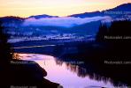 early morning fog, river, valley, southern Humboldt County, NPNV04P13_17.0912