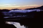 early morning fog, river, valley, southern Humboldt County, NPNV04P14_01