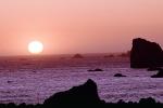Sunset, Pacific Ocean, rocks, NPNV06P11_06