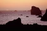 Sunset, Pacific Ocean, rocks, NPNV06P11_11