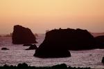 Sunset, Pacific Ocean, rocks, coastal, coast, shoreline, coastline, rock Islands