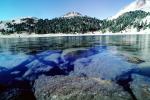 Rocks, Water, Lake, Clear, pond, trees, water reflection, Emerald Lake, NPNV08P02_07
