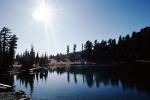 Water, Lake, Pond, trees, water reflection, Emerald Lake