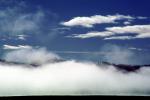 surreal fog over the lake, Lake Pillsbury, Fog, mountains, Mendocino National Forest, Mendocino County, water, NPNV08P08_17