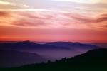 Mountains, Clouds, layers, Sunset, NPNV09P08_02