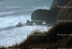 Pacific Ocean, Beach, Waves, Rocks, Cliffs, Arch, Splash, NPNV09P12_04.2568