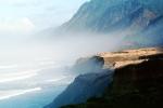 Pacific Ocean, Beach, Waves, Rocks, Cliffs, Point Bonita, Marin County, NPNV09P14_06