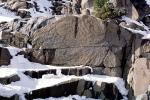 Granite Rocks, Sierra-Nevada Mountains, Ice, Cold, Frozen, Icy, Winter, El Dorado National Forest, Amador County, along California Highway 88, NPNV12P13_12