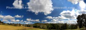 cumulus, puffs, clouds, panorama, NPSD01_191