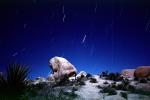 Rocks, Stone, Boulders, spinning stars, night sky, NPSV01P10_16