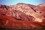 Red Barren Landscape, Empty, Bare Hills, erosion