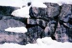 Rock, Stone Wall, snow, winter, NPSV05P09_01
