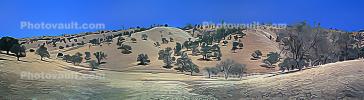 near Atascadero, inland San Luis Obispo County, Panorama, Paintography, NPSV06P10_17C