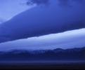 Sierra-Nevada Mountain Range, Owens Valley, Nimbostratus Clouds, Lenticular