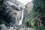 lower Yosemite Falls, Waterfall, Granite Cliff, NPYV01P05_08