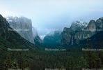 El Capitan, Bridal Veil Falls, Waterfall, Granite Cliff, NPYV01P06_12.2569