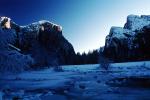 El Capitan, Winter, Merced River, Granite Cliff, NPYV01P10_02