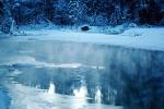 Frozen Merced River, Winter