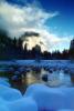 Yosemite Valley in the Winter, El Capitan, Merced River, Snowy Trees, Valley, Forest, Winter, Granite Cliff, NPYV02P04_07