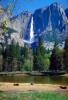 Yosemite Falls, Waterfall, Merced River, Forest, shore, granite, NPYV02P13_18.2569