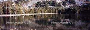 Water, Reflection, Tenaya Lake, Panorama
