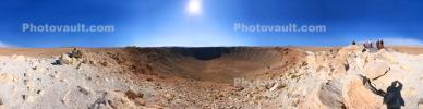 Barringer Meteor Crater, Arizona, Panorama, NSAD01_032