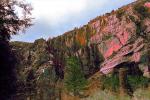 Colorized Cliff Face, Sedona, Oak Creek Canyon, NSAPCD3344_044B